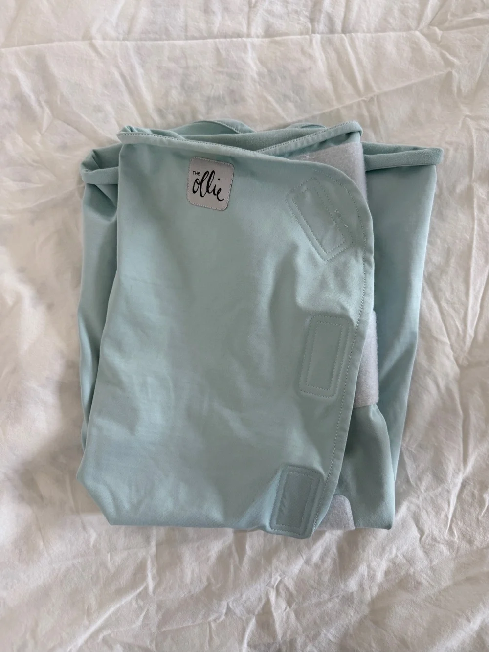 Ollie blue swaddle